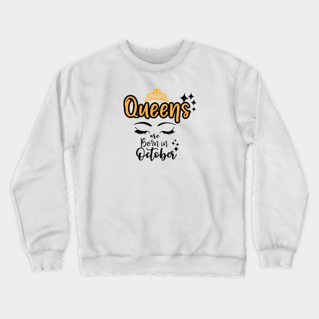 October Crewneck Sweatshirt by Mrosario Creative